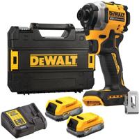 DeWalt dcf850e2t accu slagschroevendraaier | 18v xr powerstack | set | 2 x accu + lader | in tstak - dcf850e2t-qw