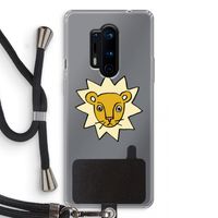 Kleine leeuw: OnePlus 8 Pro Transparant Hoesje met koord