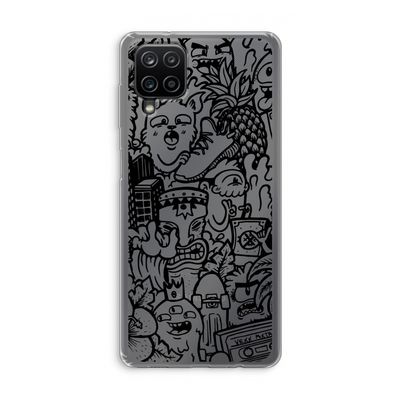 Vexx Black Mixtape: Samsung Galaxy A12 Transparant Hoesje