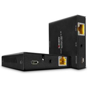 Lindy 38205 audio/video extender AV-zender & ontvanger Zwart