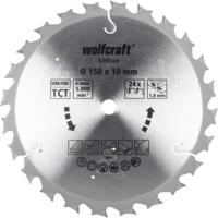 Wolfcraft 6345000 Cirkelzaagblad 150 x 10 x 1.8 mm Aantal tanden: 24 1 stuk(s)