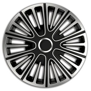 Wieldoppenset Motion 13-inch zilver/zwart PP5273