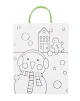 HEMA DIY cadeautasje inkleuren 12x32x25cm