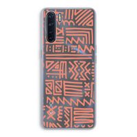 Marrakech Pink: Oppo A91 Transparant Hoesje