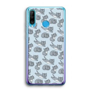 Poezen: Huawei P30 Lite Transparant Hoesje