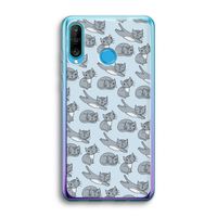 Poezen: Huawei P30 Lite Transparant Hoesje