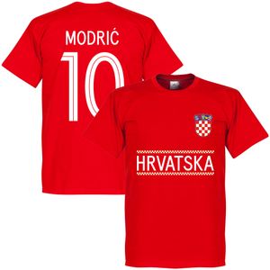 Kroatie Modric 10 Team T-Shirt