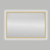 Badkamerspiegel Best Design Nancy Isola LED Verlichting 80x60 cm Mat Goud - thumbnail