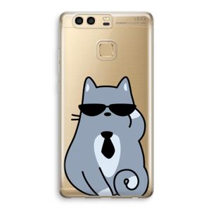 Cool cat: Huawei P9 Transparant Hoesje