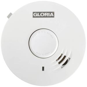 Gloria R-10 Rookmelder Incl. batterij (10 jaar) werkt op batterijen (Ø x h) 104 mm x 40 mm