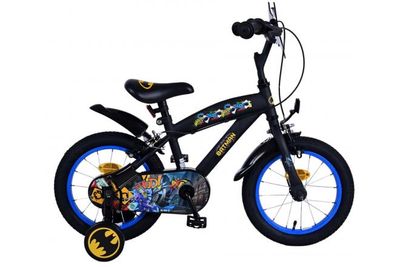 Batman kinderfiets jongens 14 inch zwart twee handremmen