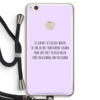 Regenboog: Huawei Ascend P8 Lite (2017) Transparant Hoesje met koord