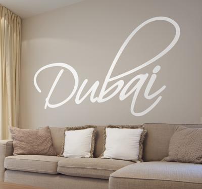 Dubai muursticker
