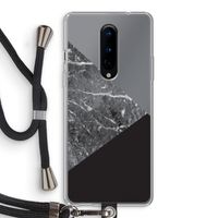 Combinatie marmer: OnePlus 8 Transparant Hoesje met koord