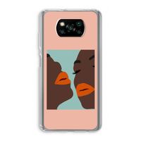 Orange lips: Xiaomi Poco X3 NFC Transparant Hoesje