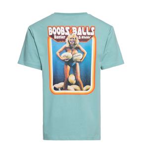 King Kerosin Boobs & Balls Shirt Lake Blue-XXXXL
