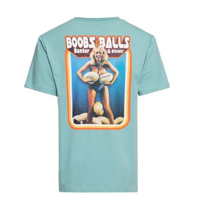 King Kerosin Boobs & Balls Shirt Lake Blue-XXXXL