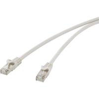 Renkforce RF-4724284 RJ45 Netwerkkabel, patchkabel CAT 5e F/UTP 20.00 m Grijs Snagless 1 stuk(s) - thumbnail