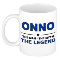 Onno The man, The myth the legend cadeau koffie mok / thee beker 300 ml   -