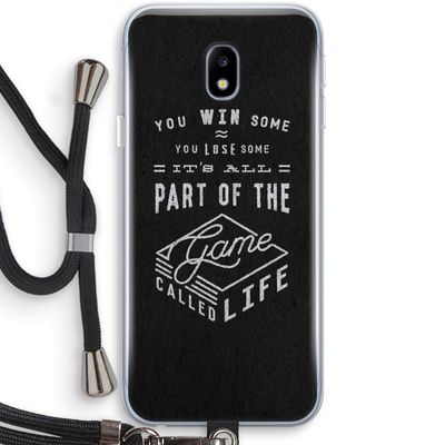 Life: Samsung Galaxy J3 (2017) Transparant Hoesje met koord