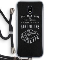 Life: Samsung Galaxy J3 (2017) Transparant Hoesje met koord