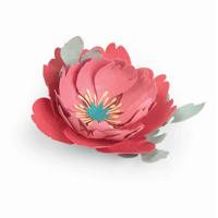 Sizzix • thinlits snijmal pioen