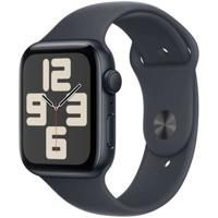 Apple Watch SE GPS - 44 mm - Midnight aluminium kast - Midnight sportband - S/M