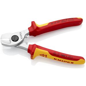 Knipex Knipex-Werk 95 16 165 SB VDE-kabelschaar Geschikt voor (striptechniek) Aluminium- en koperkabel, een- en meerdraads 15 mm 50 mm² 1