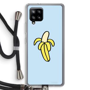 Banana: Samsung Galaxy A42 5G Transparant Hoesje met koord