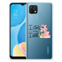 OPPO A15 Telefoonhoesje met Naam i Can