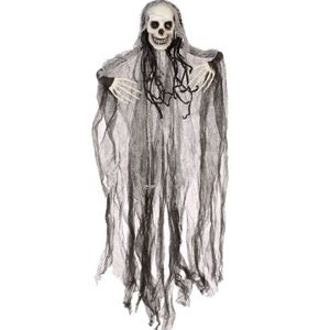 Halloween/horror thema hang decoratie spook/skelet - enge/griezelige pop - 91 cm