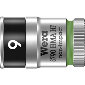 Wera 8790 HMA 05003724001 Dop (zeskant) Dopsleutelinzetstuk 9 mm 1/4 (6.3 mm)