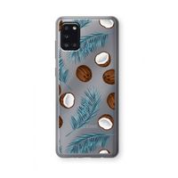 Kokosnoot roze: Samsung Galaxy A31 Transparant Hoesje