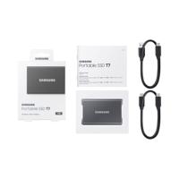 Samsung Portable SSD T7 1 TB USB Type-C 3.2 Gen 2 (3.1 Gen 2) Grijs