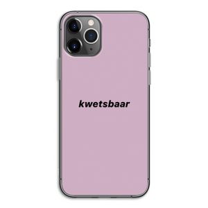 kwetsbaar: iPhone 11 Pro Transparant Hoesje