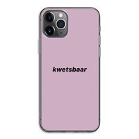 kwetsbaar: iPhone 11 Pro Transparant Hoesje
