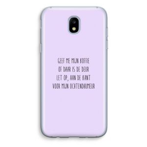 Ochtendhumeur: Samsung Galaxy J5 (2017) Transparant Hoesje