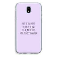 Ochtendhumeur: Samsung Galaxy J5 (2017) Transparant Hoesje