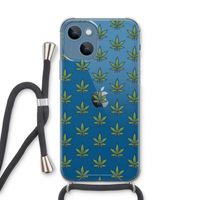 Weed: iPhone 13 Transparant Hoesje met koord