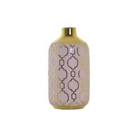 Vaas DKD Home Decor Roze Gouden Porselein Orientaals Verchroomd 13 x 13 x 26 cm