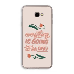 Optimistic flower girl: Samsung Galaxy J4 Plus Transparant Hoesje