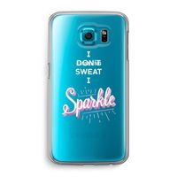 Sparkle quote: Samsung Galaxy S6 Transparant Hoesje