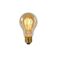 Lucide A60 - Filament lamp - Ø 6 cm - LED 3 StepDim (Memory) - E27 - 1x4,9W 2200K - Amber
