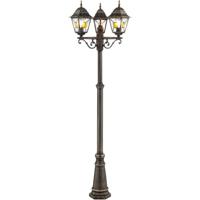 Janel Outdoor Lamp, Dore Black, E27 Max 3X60W, bol niet inbegrepen
