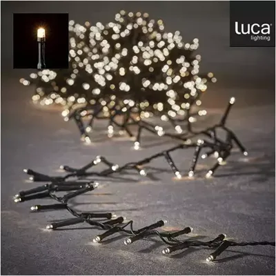 Luca Lighting LED kerstverlichting Snake Light 1000 lampjes 20m, warm wit