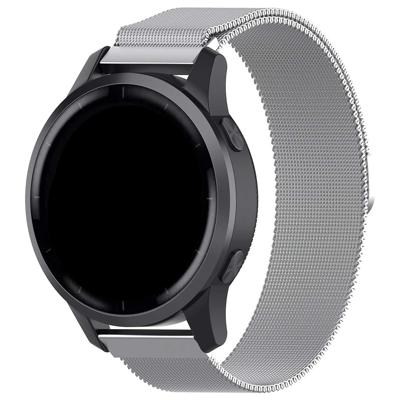 Samsung Galaxy Watch 7 Magnetische Milanese Band - Zilver Samsung Galaxy Watch 7 Magnetische Milanese Band - Zilver