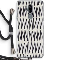 Marrakech Zigzag: LG G7 Thinq Transparant Hoesje met koord