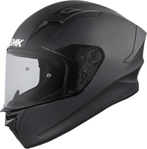 SMK Stellar Solid, Integraalhelm, Mat zwart