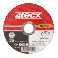 4tecx Doorslijpschijf Mega-Line A60V BF41 125 x 1,0 x 22,23mm VE=1