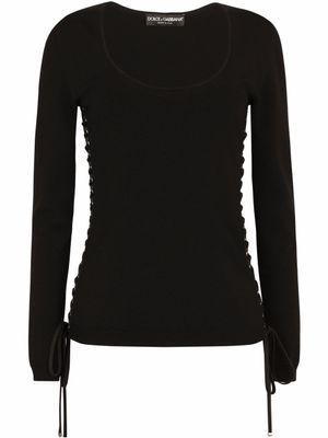 Dolce & Gabbana pull à encolure ronde - Noir